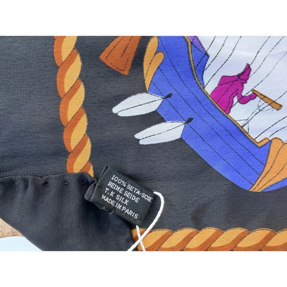 HERMÈS Silk HOT AIR BALLONE Scarf 30”x30” Inch ES - Picture 4 of 5